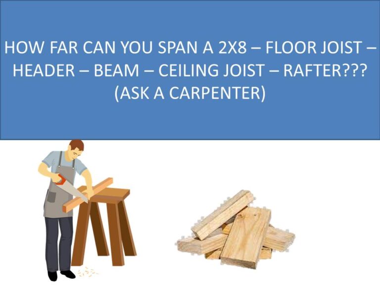 How Far Can You Span A Floor Joist Ask A Carpenter Iamcivilengineer