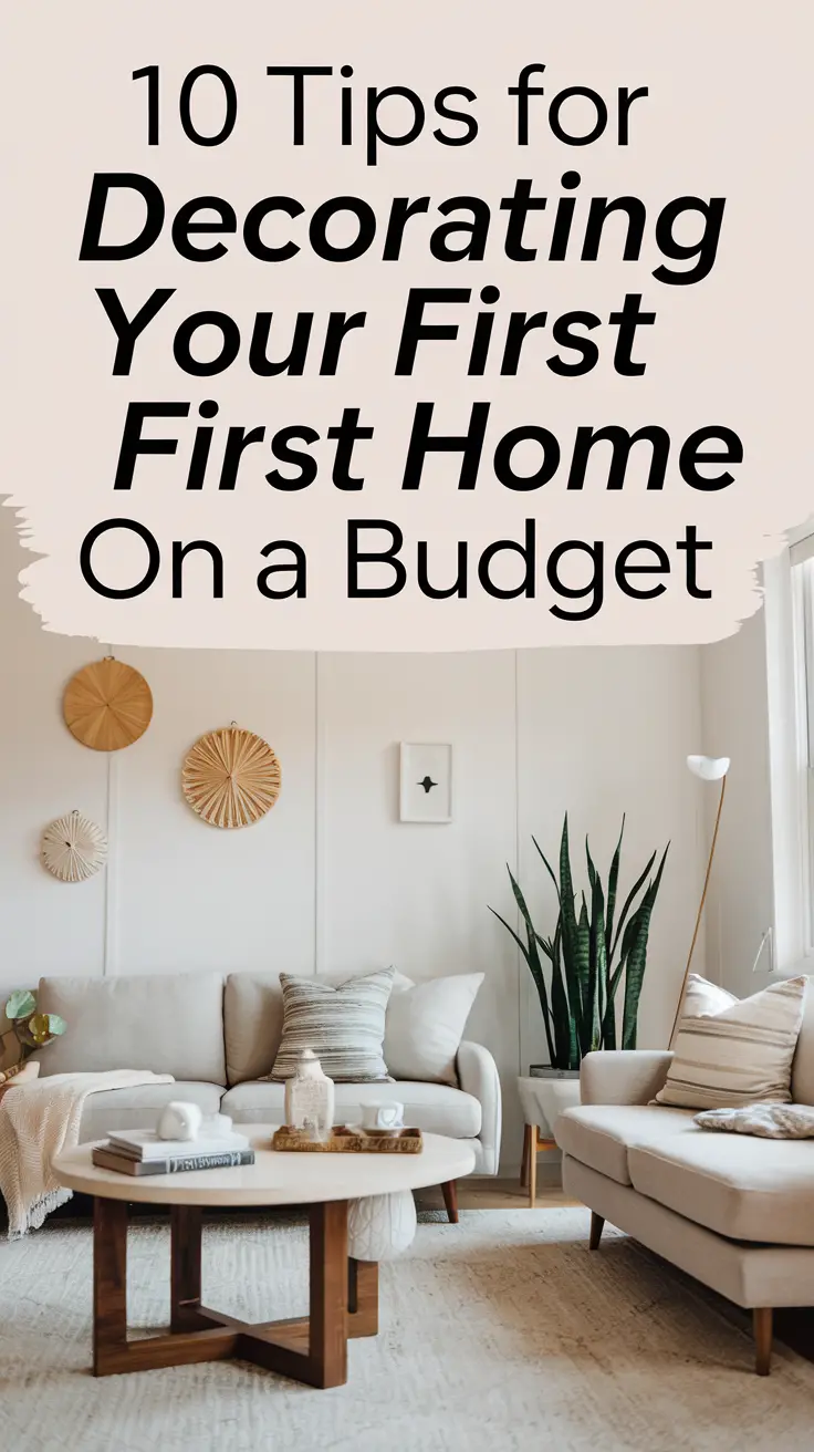 10 tips for decorating your first home on budget