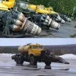 Ingenious Snow Removal: Modified MiG-15 Engines Clearing Runways in Russia