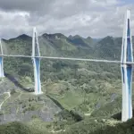 Pingtang Bridge in Guizhou, China