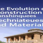 The Evolution of Construction Techniques and Materials