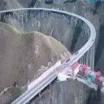 The Guozigou Bridge in Xinjiang China