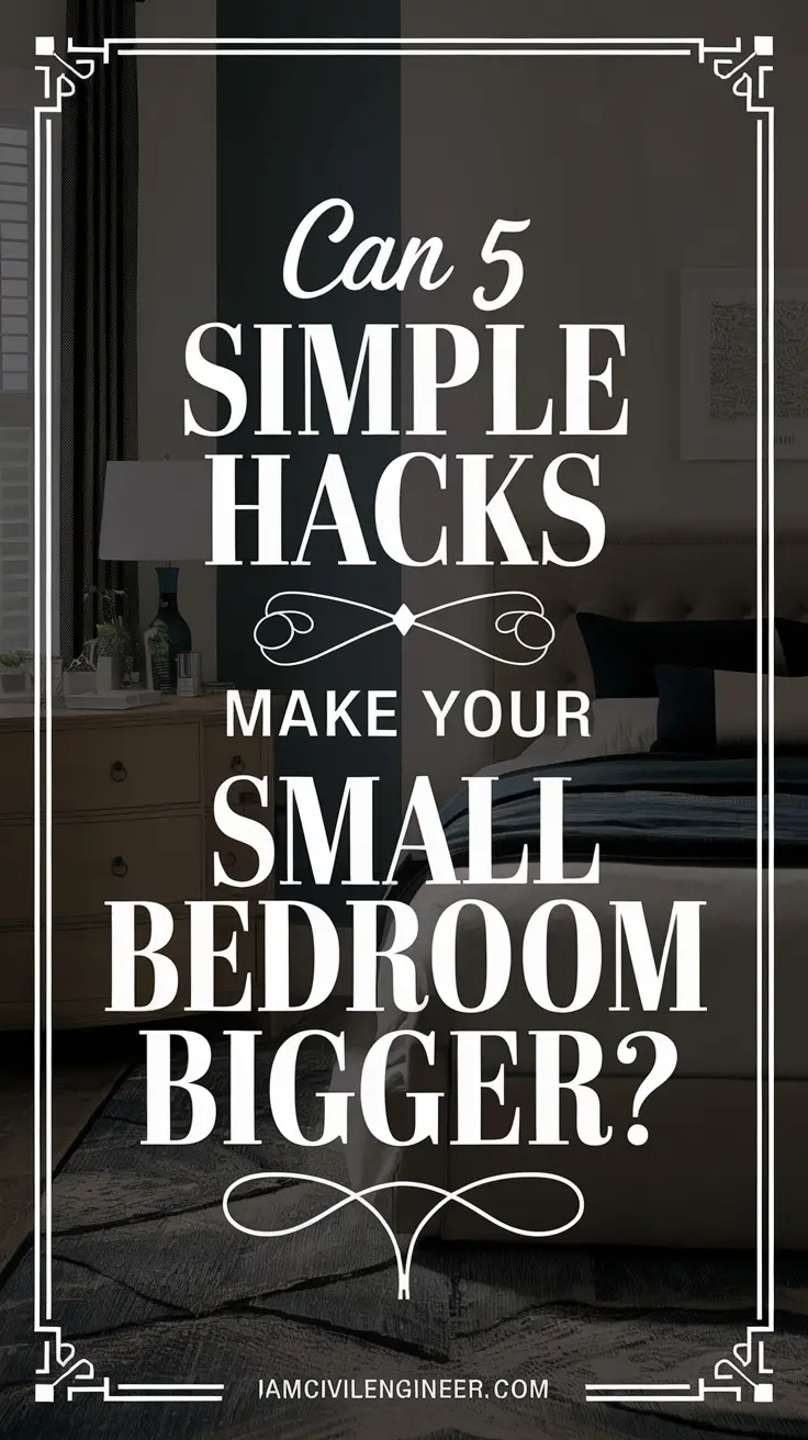 10 Genius Hacks to Make a Small Bedroom Look Bigger