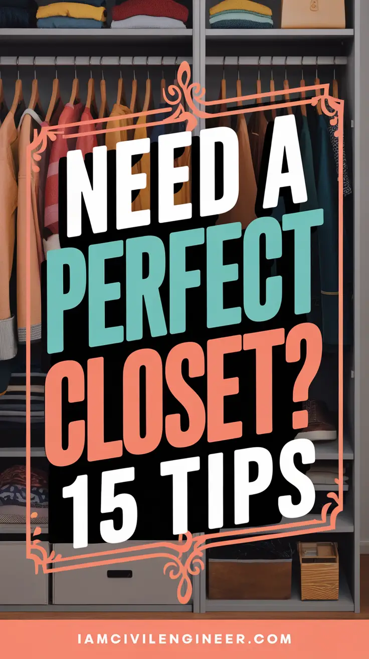 15 Smart Ways to Organize Your Closet Like a Pro